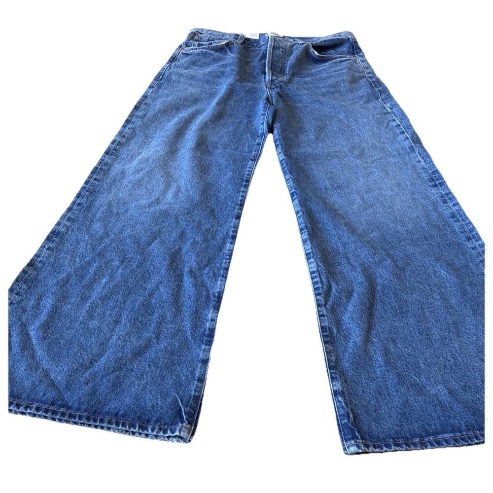 Citizens Of Humanity Classic Blue Wide Leg Jeans - Picture 9 of 16